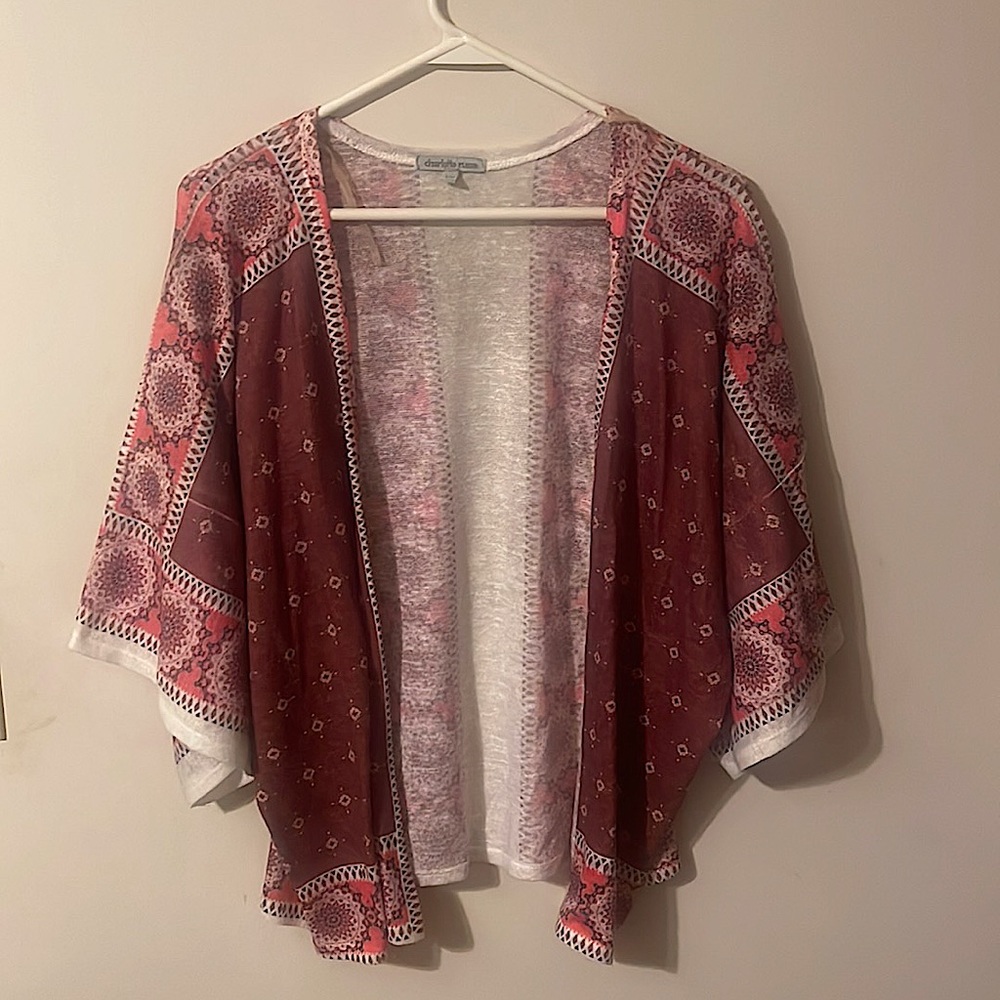 Charlotte Russe Paisley Kimono